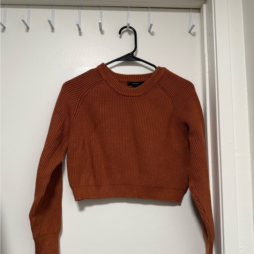 Forever 21 Burnt Orange Knit Top